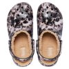 Saboți Crocs Classic Lined Bleach Dye „Black White Beige” 207299-001