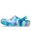 Saboți Crocs Classic Lined Solarized „White Blue Aqua” 207560-4SU