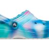 Saboți Crocs Classic Lined Solarized „White Blue Aqua” 207560-4SU