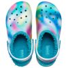 Saboți Crocs Classic Lined Solarized „White Blue Aqua” 207560-4SU