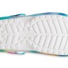 Saboți Crocs Classic Lined Solarized „White Blue Aqua” 207560-4SU