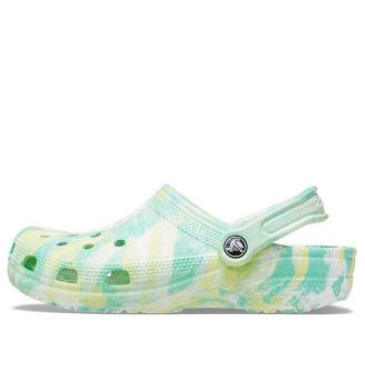 Saboți Crocs Classic Marmorați „Green Yellow” 206867-3U5