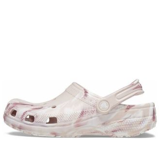 Saboți Crocs Classic Marmored „White Pink” 206867-6WS