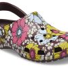 Saboți Crocs Classic Retro Floral „Yellow Pink” 208954-6WF