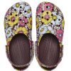 Saboți Crocs Classic Retro Floral „Yellow Pink” 208954-6WF