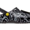Saboți Crocs Classic Smiley World „Alb Negru” 207971-0C4