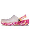 Saboți Crocs Classic transluciți marmorați „Roz transparent” 207407-94S