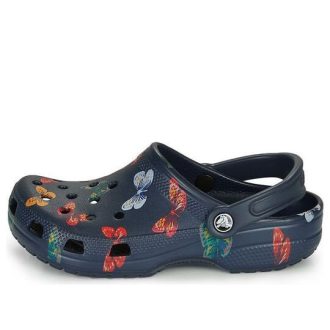 Saboți Crocs Classic Vacay Vibes Butterfly „Navy Multi” 206375-92Z
