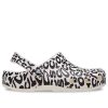 Saboți Crocs Classic Warped Logo „White Black” 210805-100