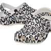 Saboți Crocs Classic Warped Logo „White Black” 210805-100