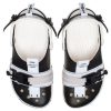 Saboți Crocs Classic Zip Tie cu cataramă „Black White” 208127-066
