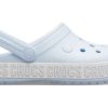 Saboți Crocs Crocband Logo Mania „Sky Blue” 205914-4KA
