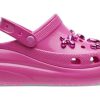 Saboți Crocs Crush High Shine „Roz electric” 209285-6QQ