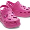 Saboți Crocs Crush High Shine „Roz electric” 209285-6QQ