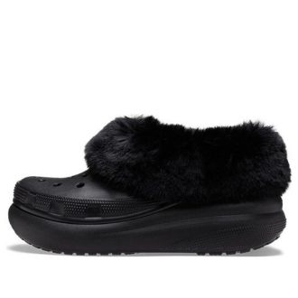 Saboți Crocs Furever Crush „Negri” 208446-001