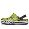 Saboți Crocs (GS) Bayaband Bubble Camo „Green Black” 207807-0C4