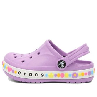 Saboți Crocs (GS) Bayaband Charm Band „Orhidee” 208101-5PR