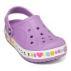 Saboți Crocs (GS) Bayaband Charm Band „Orhidee” 208101-5PR