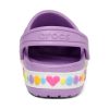 Saboți Crocs (GS) Bayaband Charm Band „Orhidee” 208101-5PR