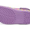 Saboți Crocs (GS) Bayaband Charm Band „Orhidee” 208101-5PR