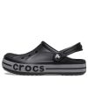 Saboți Crocs (GS) Bayaband cu bandă reflectorizante „Black Grey” 209213-001