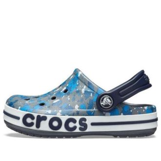 Saboți Crocs (GS) Bayaband imprimați „Blue Grey” 205810-025