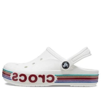Saboți Crocs (GS) Bayaband Rainbow Glitter „White Red” 209731-100