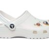 Saboți Crocs (GS) Classic Crystals „Albi” 208435-100