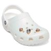 Saboți Crocs (GS) Classic Crystals „Albi” 208435-100