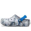 Saboți Crocs (GS) Classic cu căptușeală Camo „Grey White Blue” 207323-0EF