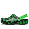 Saboți Crocs (GS) Classic Easy Icon „Black Green” 207599-001