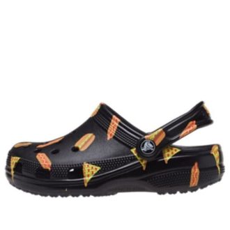 Saboți Crocs (GS) Classic Food Print „Black Yellow” 207150-001 Saboți Crocs (GS) Classic Food Print „Black Yellow” 207150-001