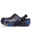 Saboți Crocs (GS) Classic Fuzz-Lined „Black Lightning” 207322-0C4