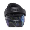 Saboți Crocs (GS) Classic Fuzz-Lined „Black Lightning” 207322-0C4
