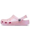 Saboți Crocs (GS) Classic Glitter „Roz” 206993-6S0