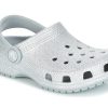 Saboți Crocs (GS) Classic Glitter „Silver” 205441-040