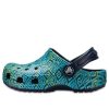 Saboți Crocs (GS) Classic Graphic „Blue Green” 204816-410