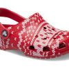 Saboți Crocs (GS) Classic Holiday Pulover „Red White” 209221-90H