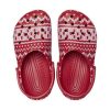 Saboți Crocs (GS) Classic Holiday Pulover „Red White” 209221-90H