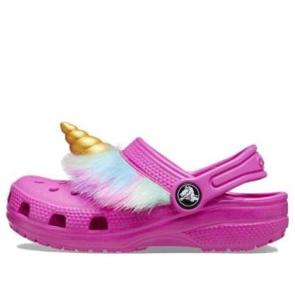 Saboți Crocs (GS) Classic I AM Unicorn „Fuchsia Gold” 209081-6UB