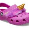 Saboți Crocs (GS) Classic I AM Unicorn „Fuchsia Gold” 209081-6UB