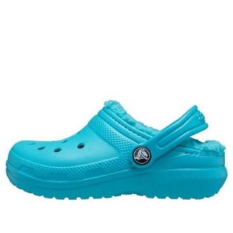 Saboți Crocs (GS) Classic Lined „Albastru” 203506-4SL
