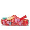 Saboți Crocs (GS) Classic Lined Elevated Sweethearts „Red multi” 207814-610