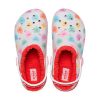 Saboți Crocs (GS) Classic Lined Elevated Sweethearts „Red White” 207738-119