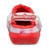 Saboți Crocs (GS) Classic Lined Elevated Sweethearts „Red White” 207738-119