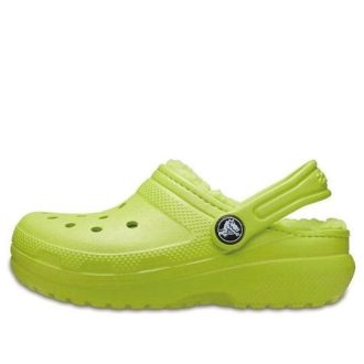 Saboți Crocs (GS) Classic Lined „Verde” 203506-3TX