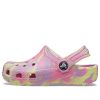 Saboți Crocs (GS) Classic Marbled „Pink Yellow” 207002-6SO