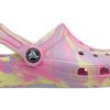 Saboți Crocs (GS) Classic Marbled „Pink Yellow” 207002-6SO