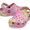 Saboți Crocs (GS) Classic Marbled „Pink Yellow” 207002-6SO