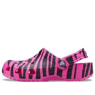 Saboți Crocs (GS) Classic Out of This World „Electric Pink Black” 206739-6QS